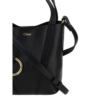 Chloé Black Calf Leather Bos Taurus Shoulder Bag
