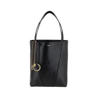 Chloé Black Calf Leather Bos Taurus Shoulder Bag