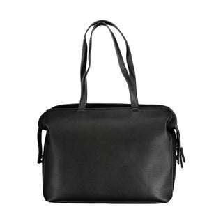 Mario Valentino Black Polyurethane Women's Bag