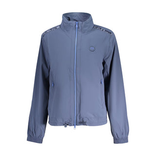 Blue jacket on a white background