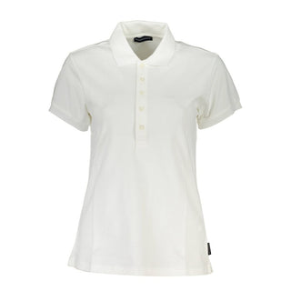 North Sails White Cotton Women Polo