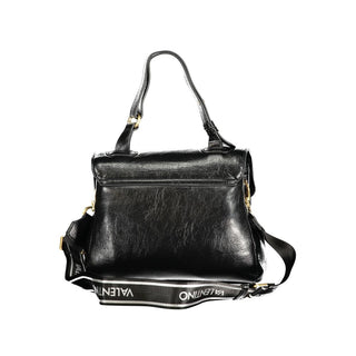 Mario Valentino Nero Poliuretano Women Bag With Adjustable Handle