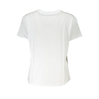Patrizia Pepe Bianco Organic Cotton Women T-Shirt