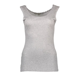 Silvian Heach Grigio Viscosa Women T-Shirt