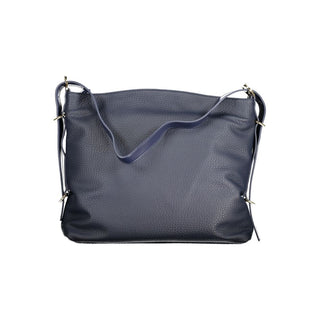 Mario Valentino Blue Poliuretano Women's Bag with Shoulder Handle