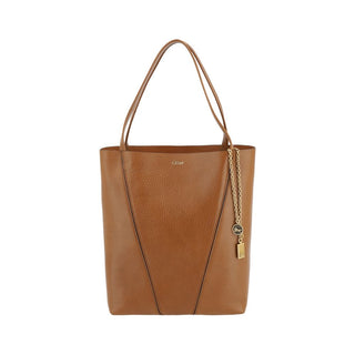 Chloé Brown Calf Leather Bos Taurus Shoulder Bag