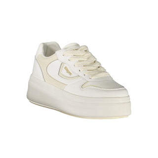 Blauer Bianco Poliuretano Donna Sneaker