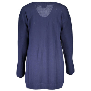 Gant Blu Wool Womens Cardigan