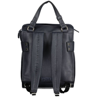 La Martina Blue Polyurethane Women Backpack