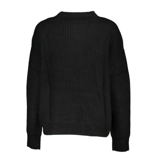 Patrizia Pepe Black Acrylic Women's Turtleneck Sweater
