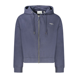 Pepe Jeans Blue Cotton Women's Hoodie
