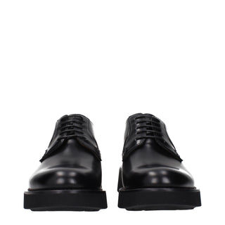 Church's Black Leather Oxfords And Derbies