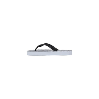 Armani Exchange White Rubber Flip-Flop Sandals