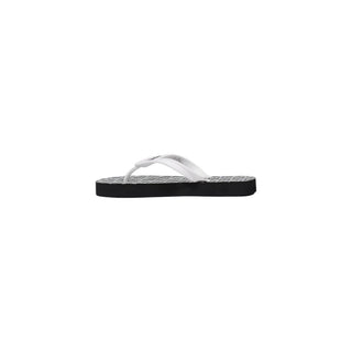 Armani Exchange Black And White Rubber Flip-Flop Sandals