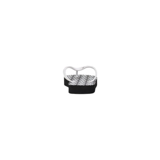 Armani Exchange Black And White Rubber Flip-Flop Sandals