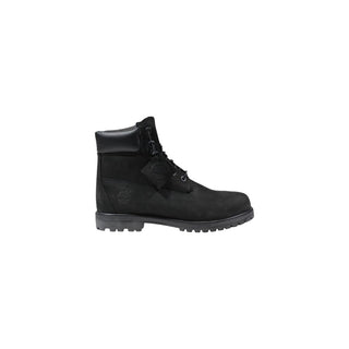 Timberland Black Leather Lace-Up Boots