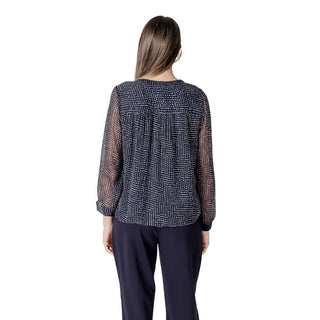 Street One Blue Polyester Blouse