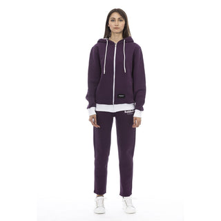 Baldinini Trend Purple Cotton Women Sweater