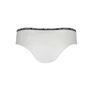 Karl Lagerfeld White Polyamide Women's Swim Brief
