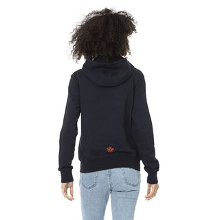 Mr&Mrs Italy Blue Cotton Women Sweatshirt