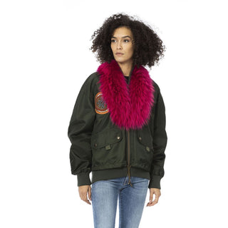 Mr&Mrs Italy Green Polyamide Women Bomber Jacket