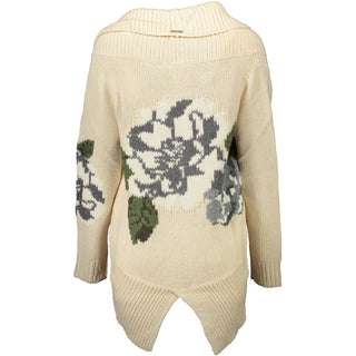Blugirl Beige Acrylic Women Cardigan