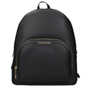 Michael Kors Black Leather Backpack