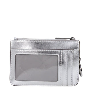 Michael Kors Gray Leather Wallet