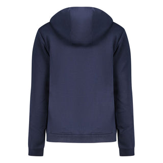 Norway 1963 Blue Cotton Women Sweatshirt with Hood and Zip