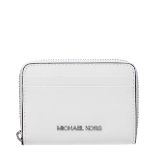 Michael Kors White Leather Cardholder
