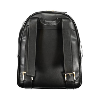 Mario Valentino Black Polyurethane Women's Backpack