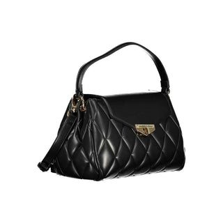 Mario Valentino Black Polyurethane Women's Handbag