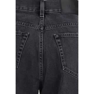Chloé Black Cotton High-Waisted Jean