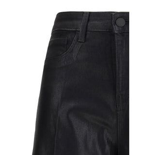 L'Agence Black Cotton Jeans Denim