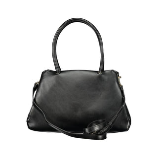 Mario Valentino Black Polyurethane Women's Bag